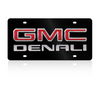 GMC Denali Black Acrylic License Plate