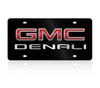 GMC Denali Black Acrylic License Plate