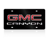 GMC Canyon Black Acrylic License Plate