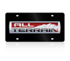GMC All Terrain Black Acrylic License Plate