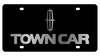 Lincoln Town Car Black Acrylic License Plate