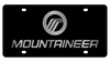 Mercury Mountaineer Black Acrylic License Plate