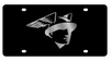 Mercury Retro Logo Black Acrylic License Plate - Mirror