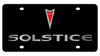 Pontiac Solstice Black Acrylic License Plate