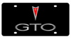 Pontiac GTO Black Acrylic License Plate