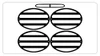 C5 Corvette Acrylic Rear Tail Light Louvers - Black