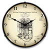 1932 Henry Ford Engine Patent LED Backlit Clock