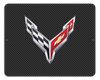 C8 Corvette Logo Metal Print Wall Sign