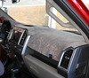 Custom Dash Covers - Brushed Suede - Charcoal - Zoom Alt