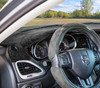 Custom Dash Covers - Sedona Suede - Black on Dodge Vehicle