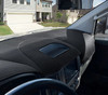 Custom Dash Covers - DashTex - Black in Car
