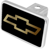 Chevrolet Gold Bowtie Outline Trailer Hitch Plug
