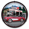 1957 Corvette Mobilgas LED Backlit Clock 1957 Corvette Mobilgas LED Backlit Clock