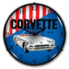 1958 Corvette LED Backlit Clock 1958 Corvette LED Backlit Clock