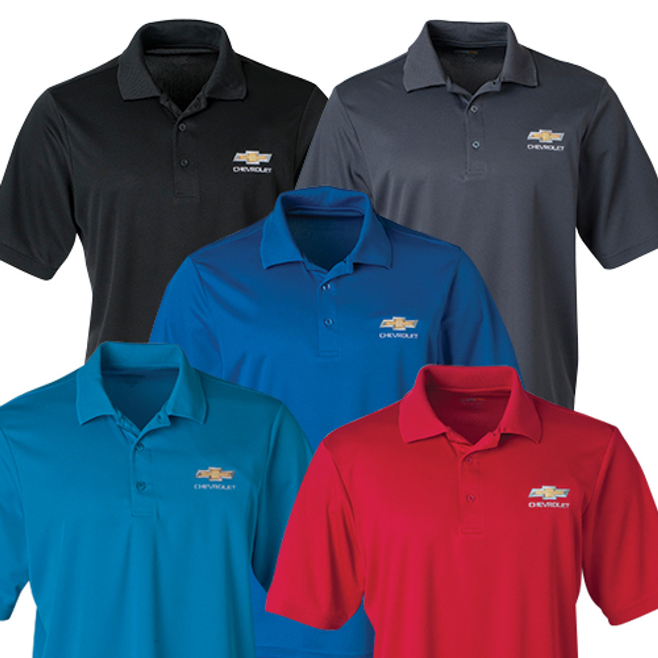 Chevrolet Bowtie Origin Performance Polo Shirt | Auto Gear Direct