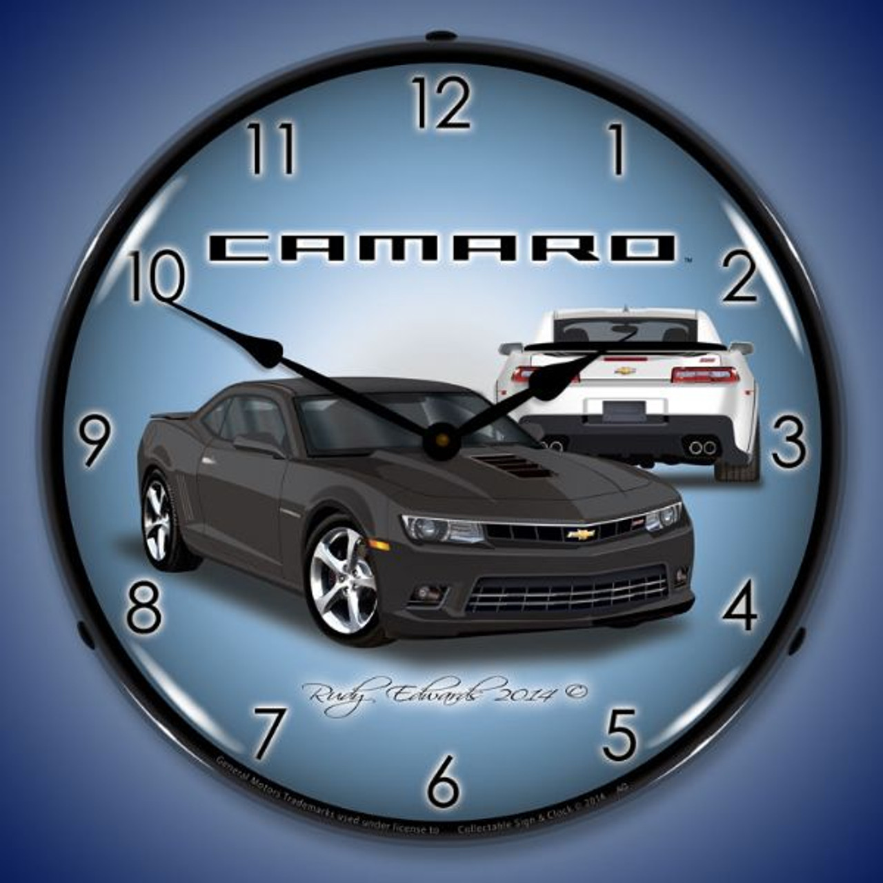 2014 SS Camaro Ashen Gray Clock