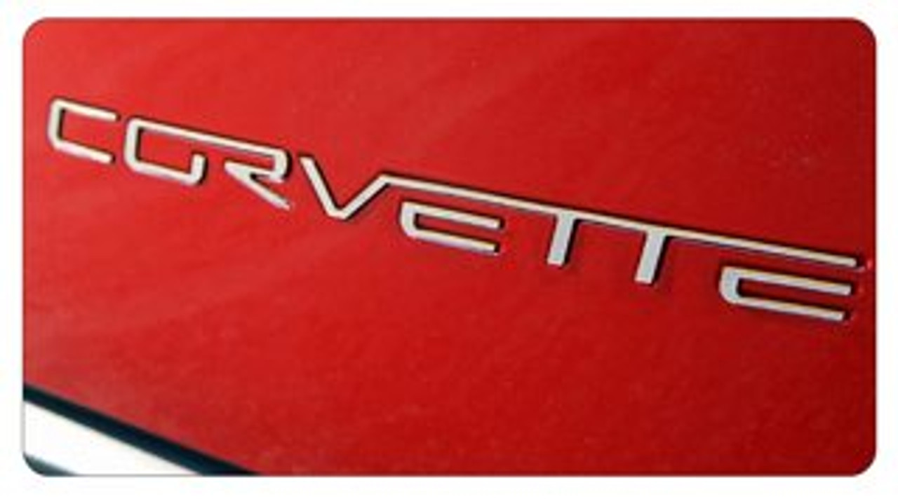 C6 Corvette Rear Bumper Letters