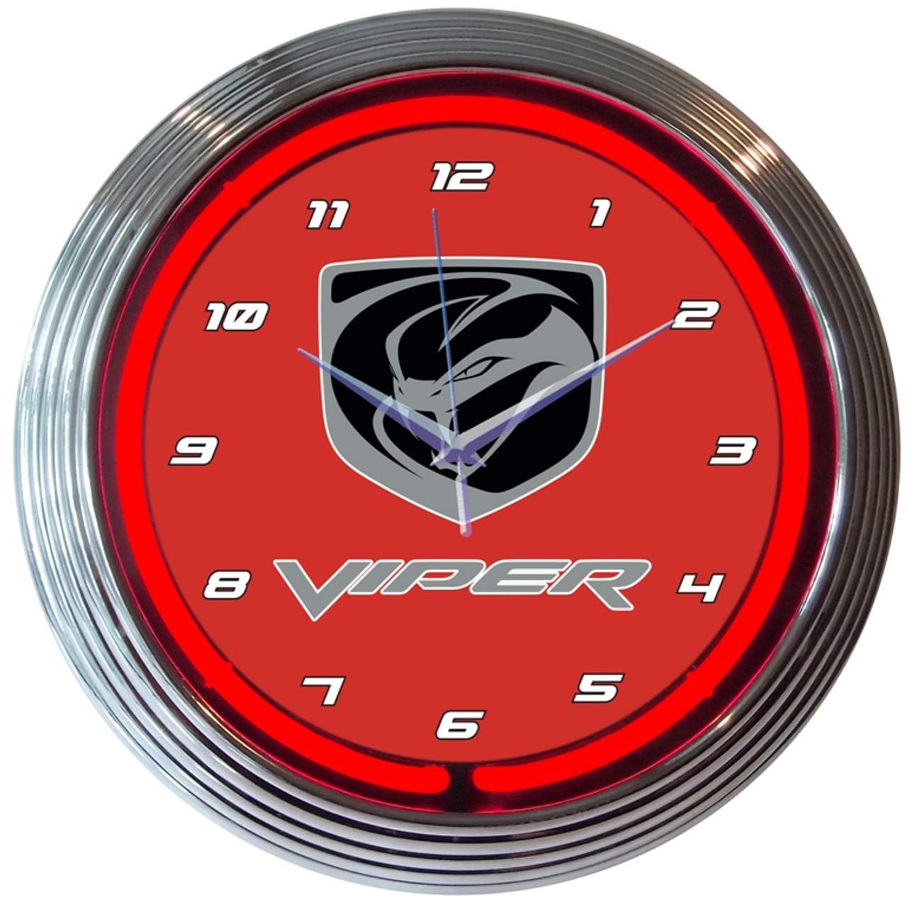 Dodge Viper Neon Clock