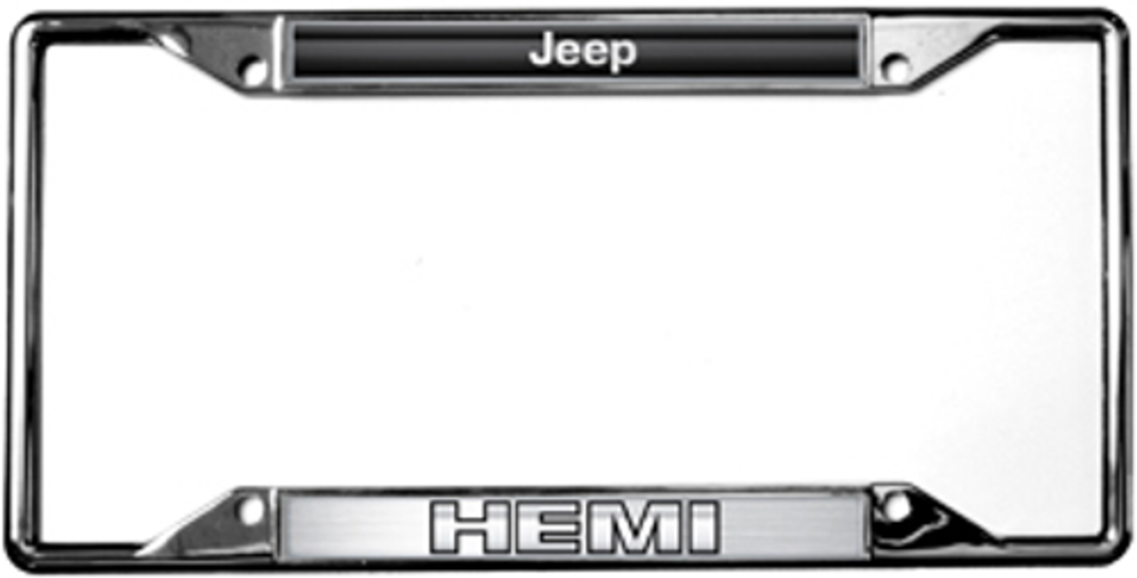 Jeep HEMI License Frame