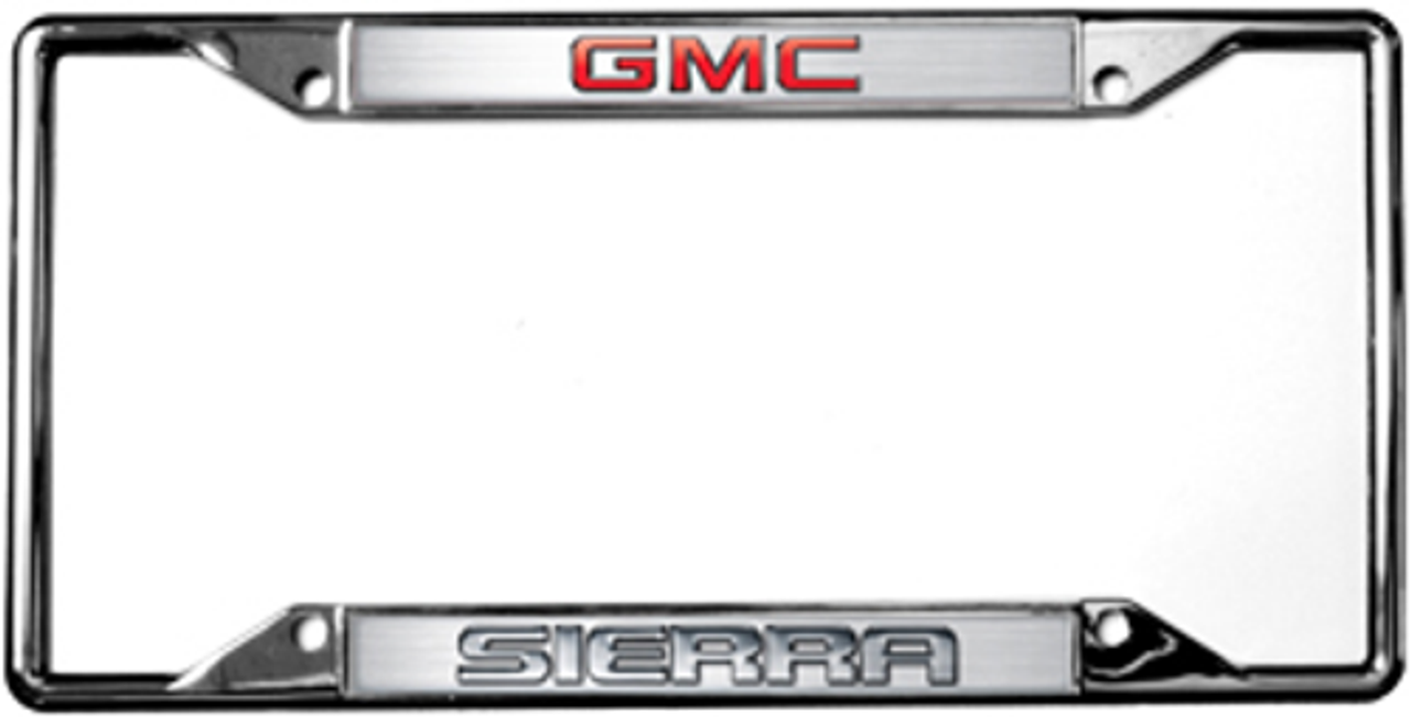 GMC Sierra License Frame