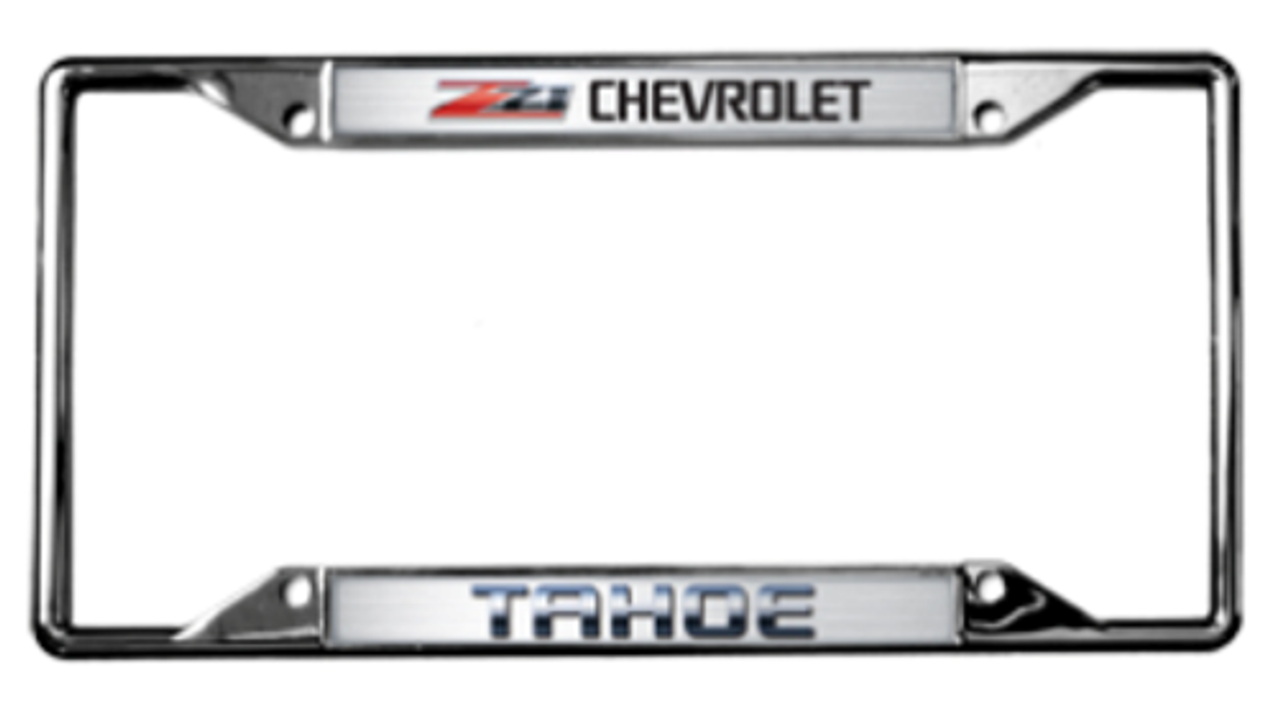 Chevy Tahoe Z71 License Frame