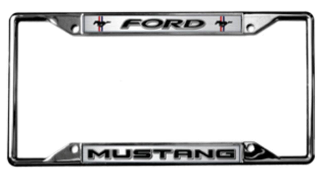 Mustang Tri-Bar License Frame