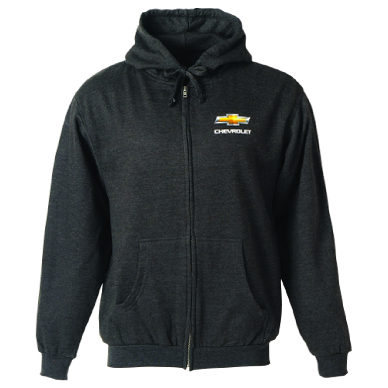 Chevrolet Gold Bowtie Zip Up Sweatshirt Hoodie