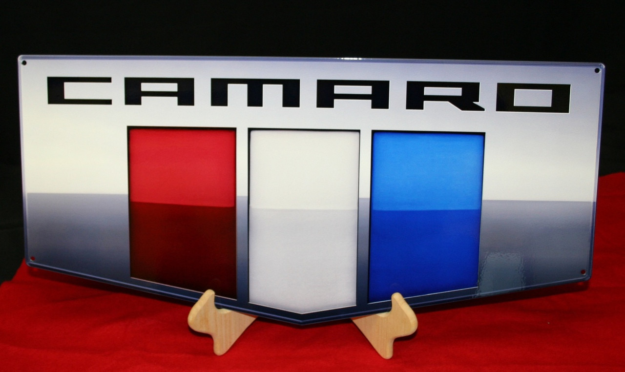 Camaro Six Metal Sign (large)