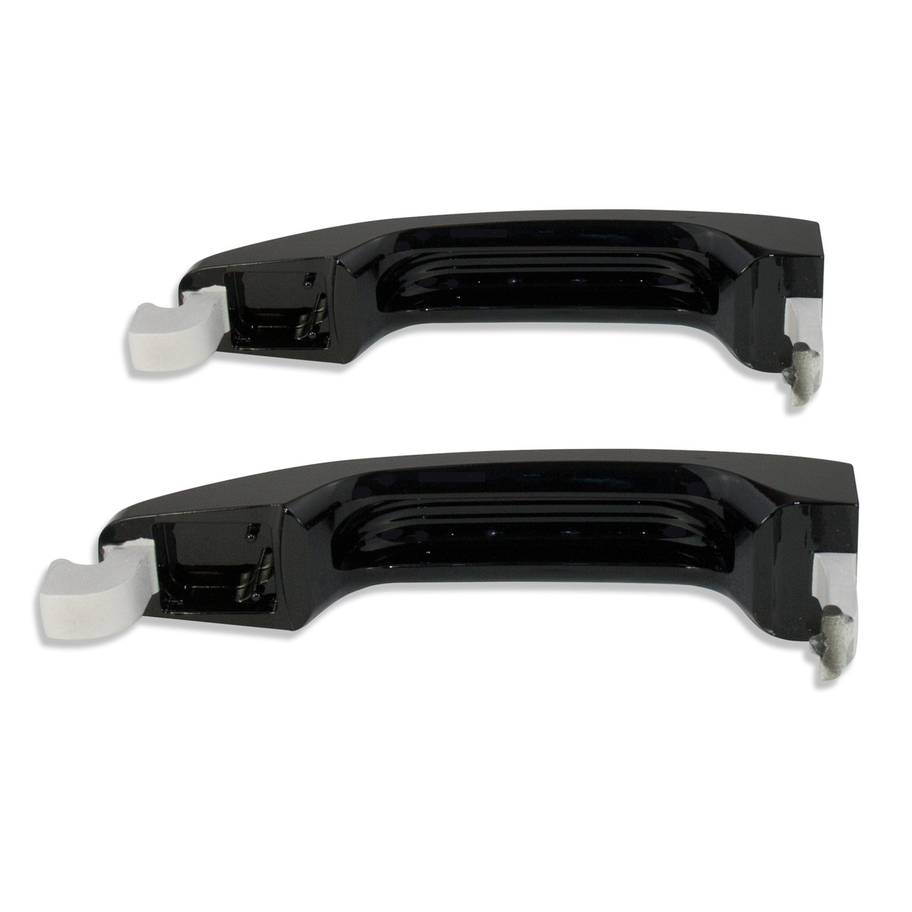 Silverado/Sierra Billet Door Handles - Gloss/Onyx Black | Auto