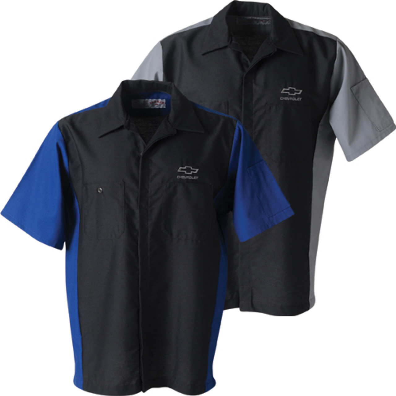 Chevy Bowtie Contrasting Work Shirts