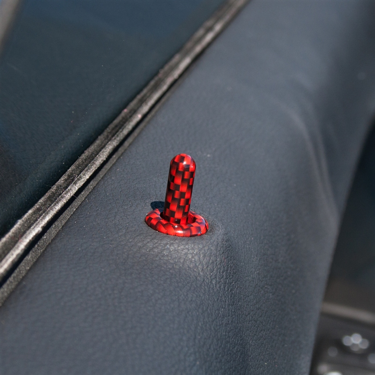 Dodge Challenger Billet Interior Knob Kit - Carbon Fiber - Torred Door Knob