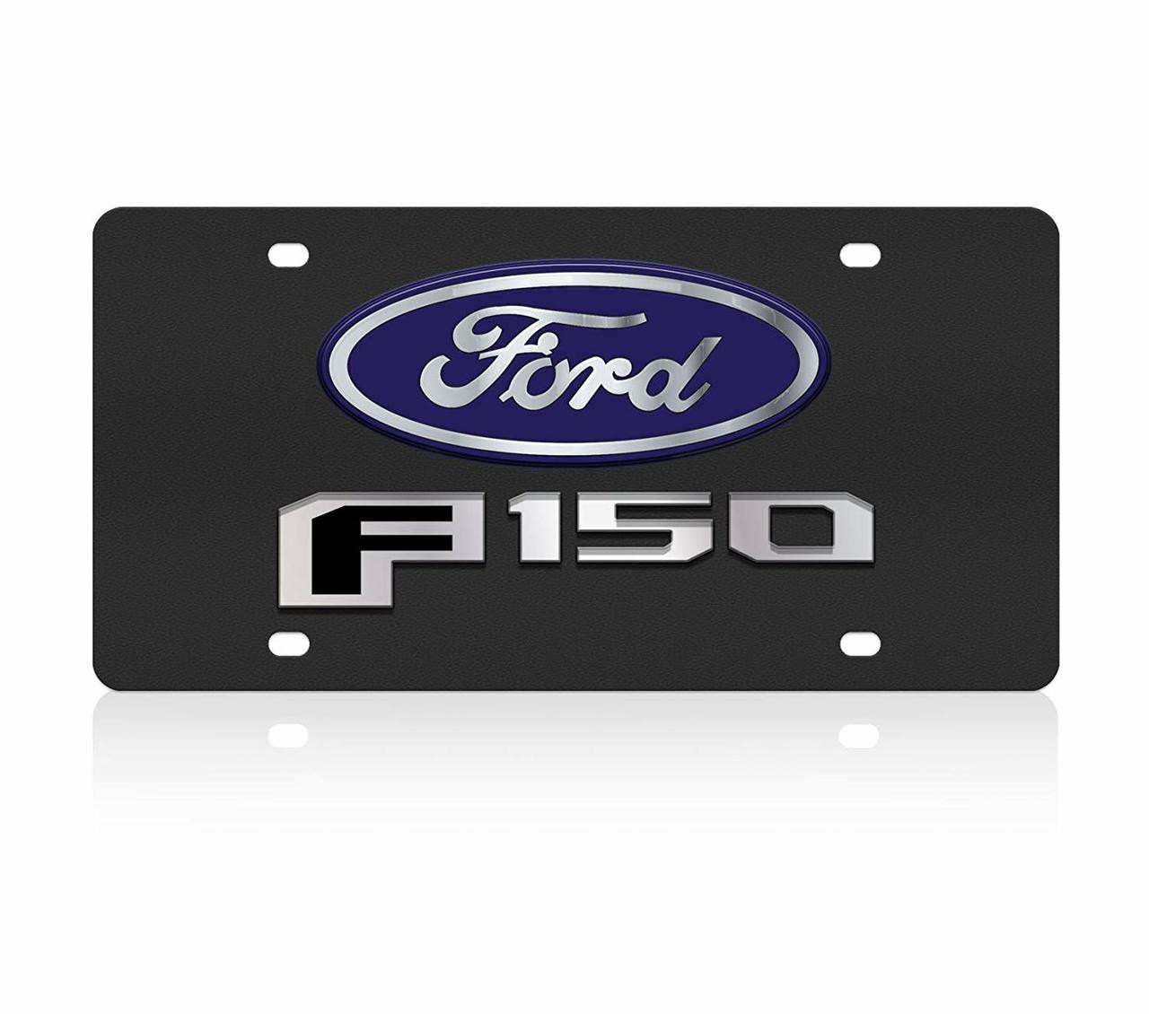 Ford F-150 Carbon Stainless Steel License Plate