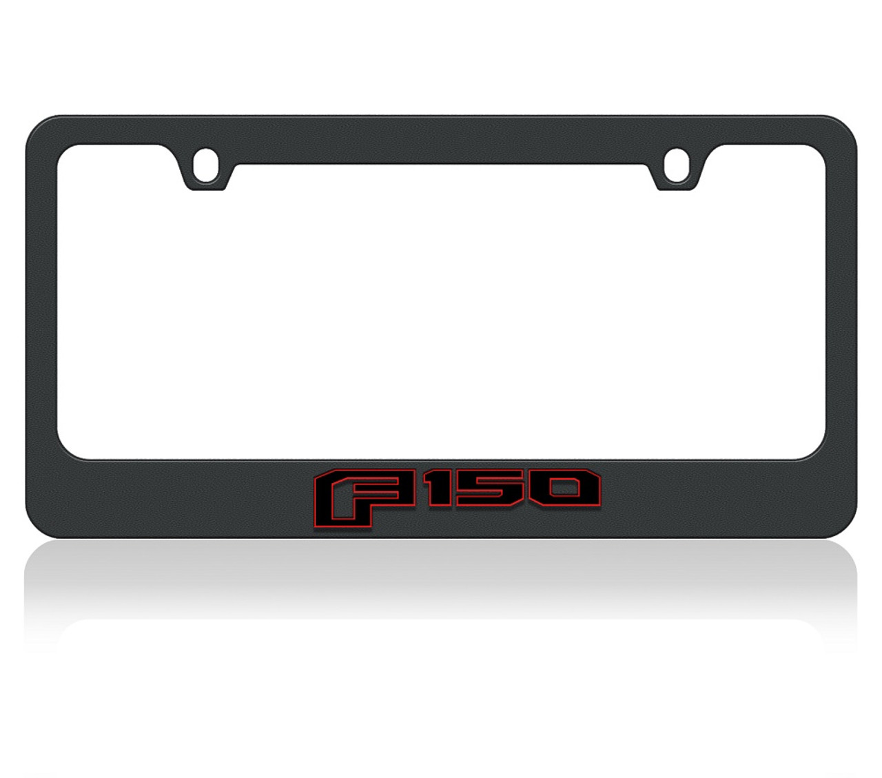 Ford F-150 Redline Black License Plate Frame