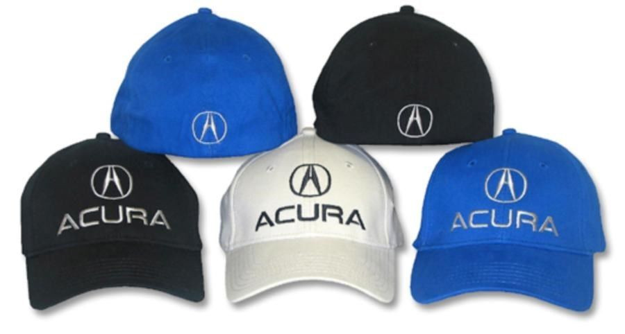 Acura Black Brushed Cotton Flex Hat | L/XL | Auto Gear Direct