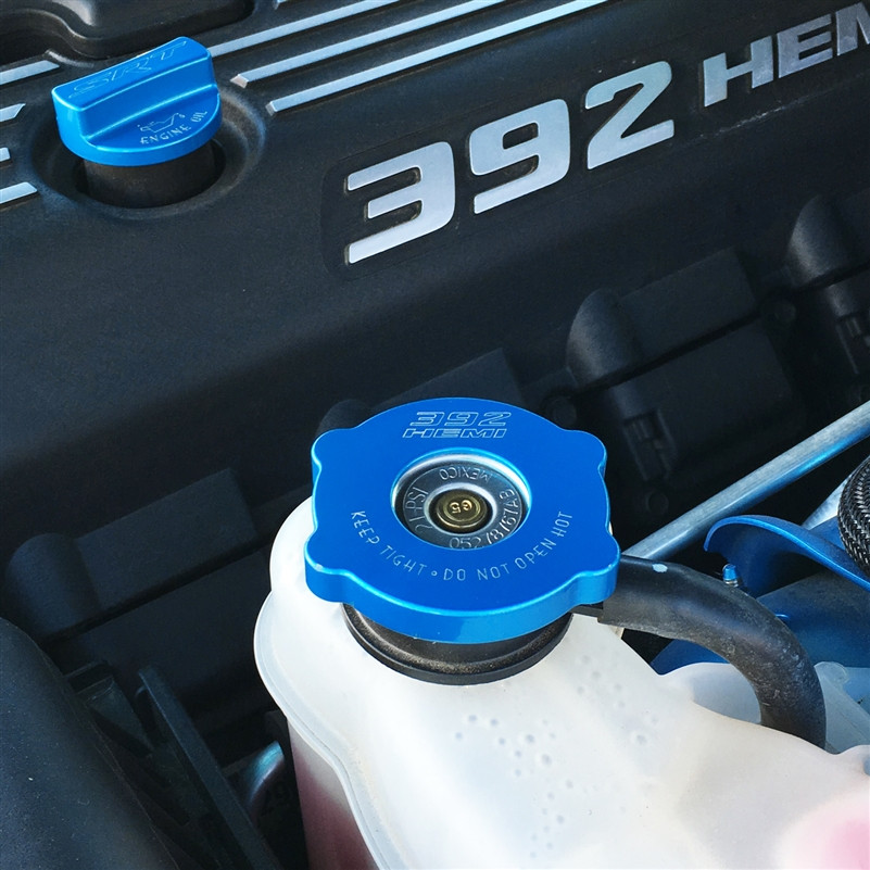 2015Up Dodge Charger/Challenger Billet Radiator Cap Cover Auto Gear