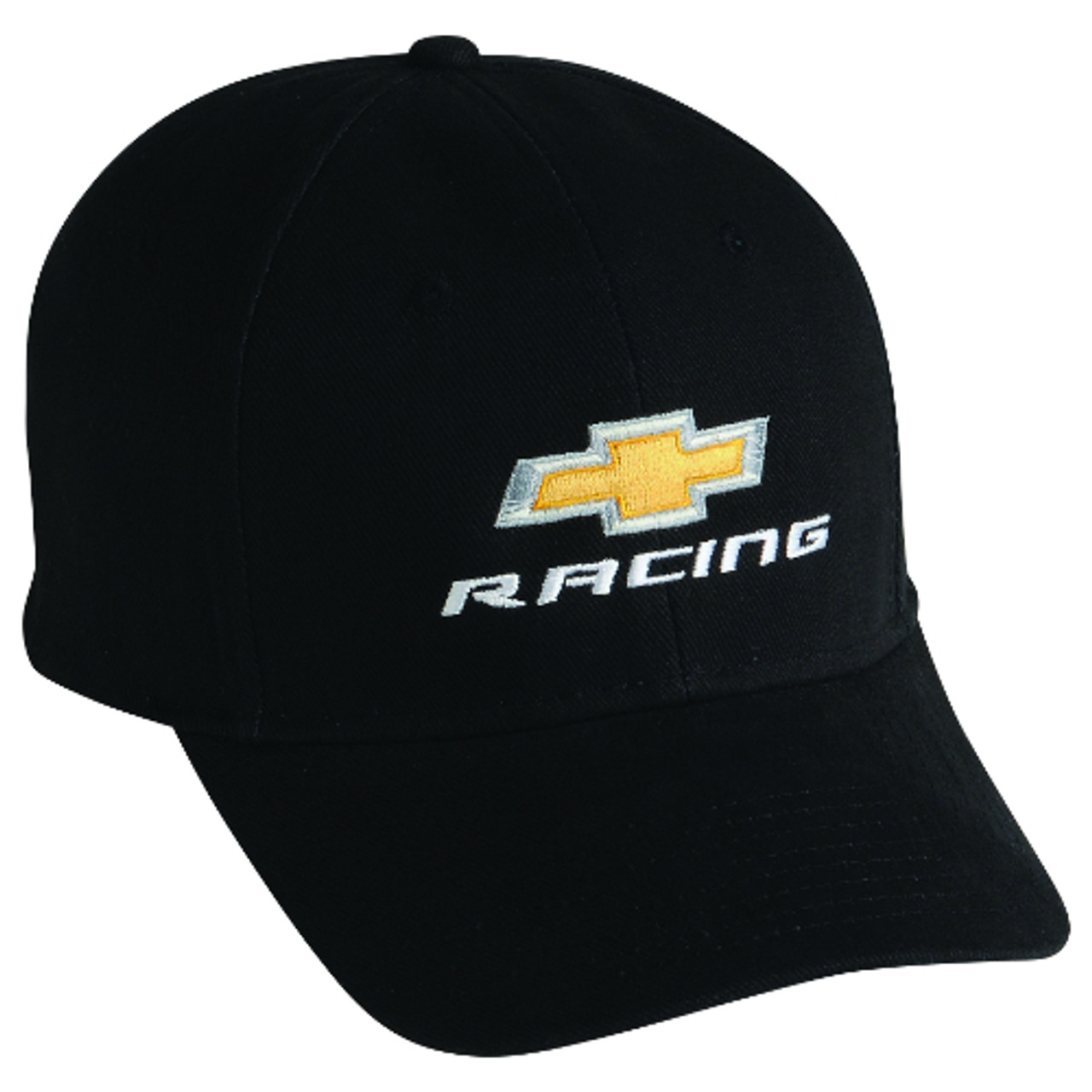 Chevy Gold Bowtie Racing Black Hat 