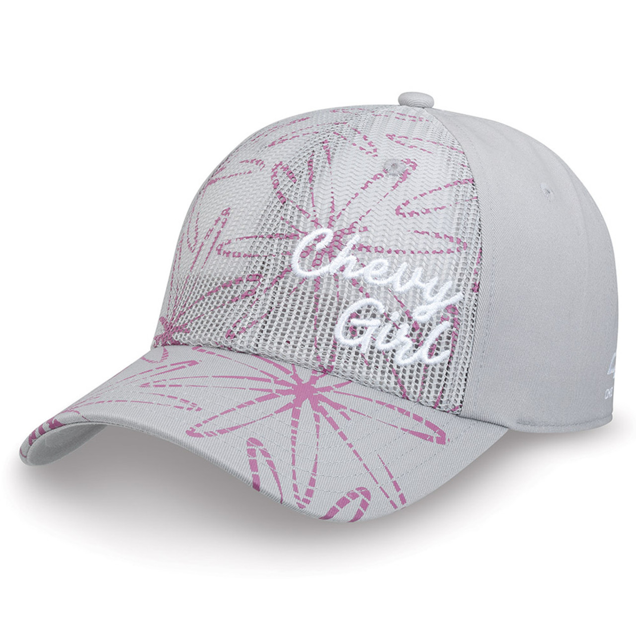 Chevy Girl Gray and Pink Hat