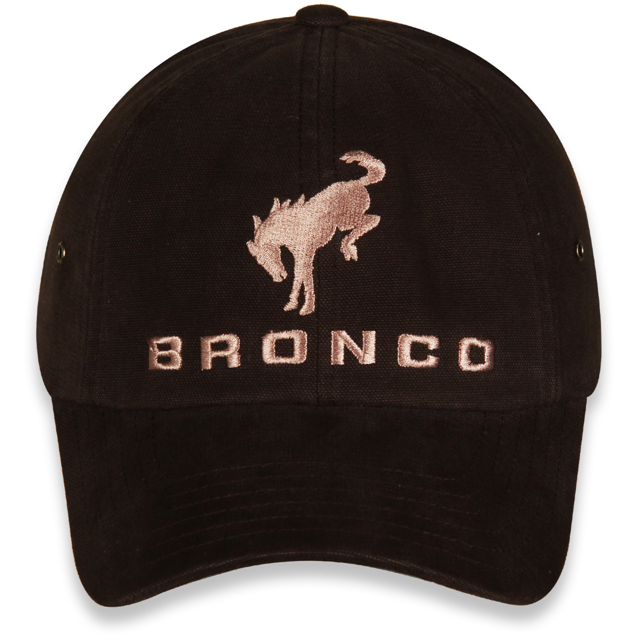 Ford Bronco Dark Brown Unstructured Hat (front)
