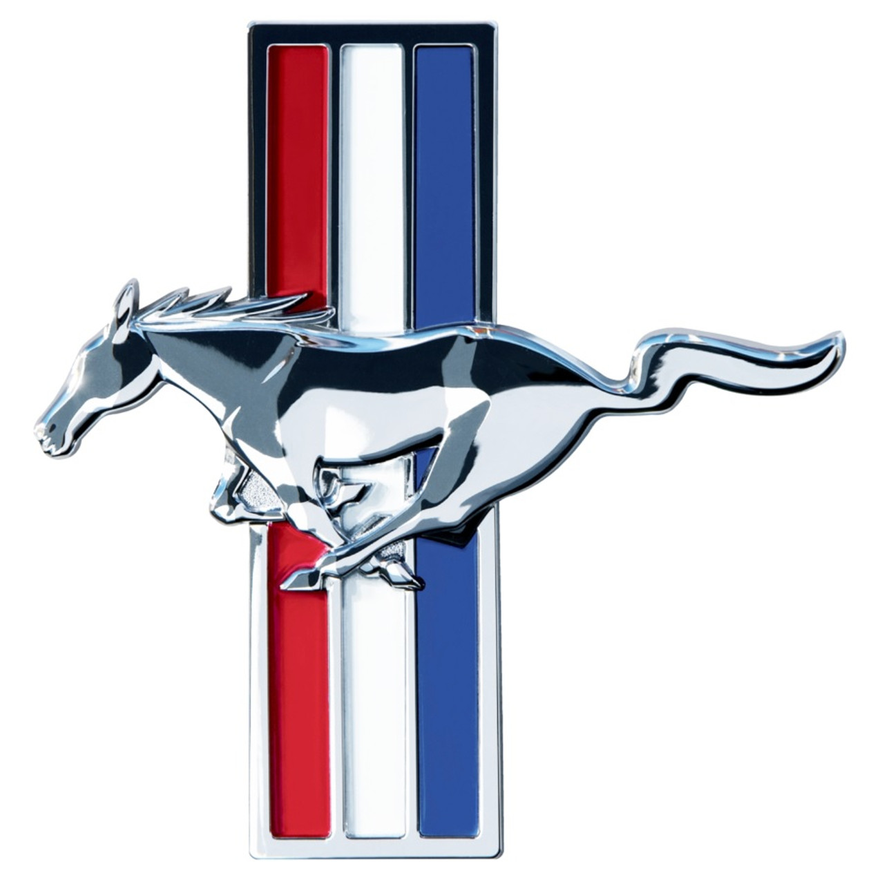 Ford Mustang Tri-Bar Metal Sign