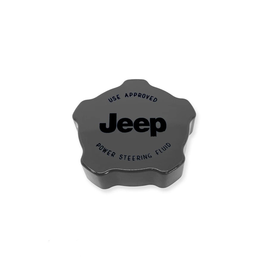 2018-Up Jeep Wrangler JL Billet Power Steering Cap Cover (Jeep Logo)