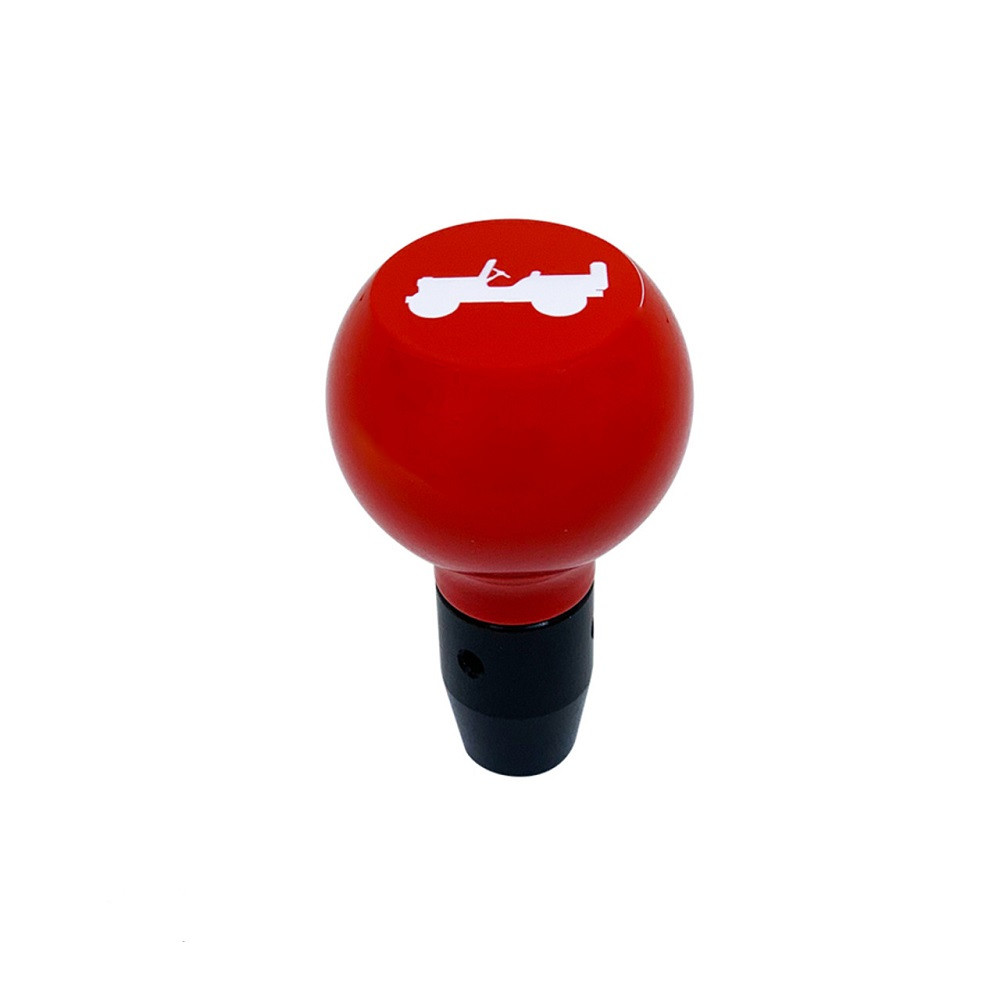 Jeep Wrangler JK 2007-2018 Billet Automatic Flat Shift Knob (Base + Logo Color sample)