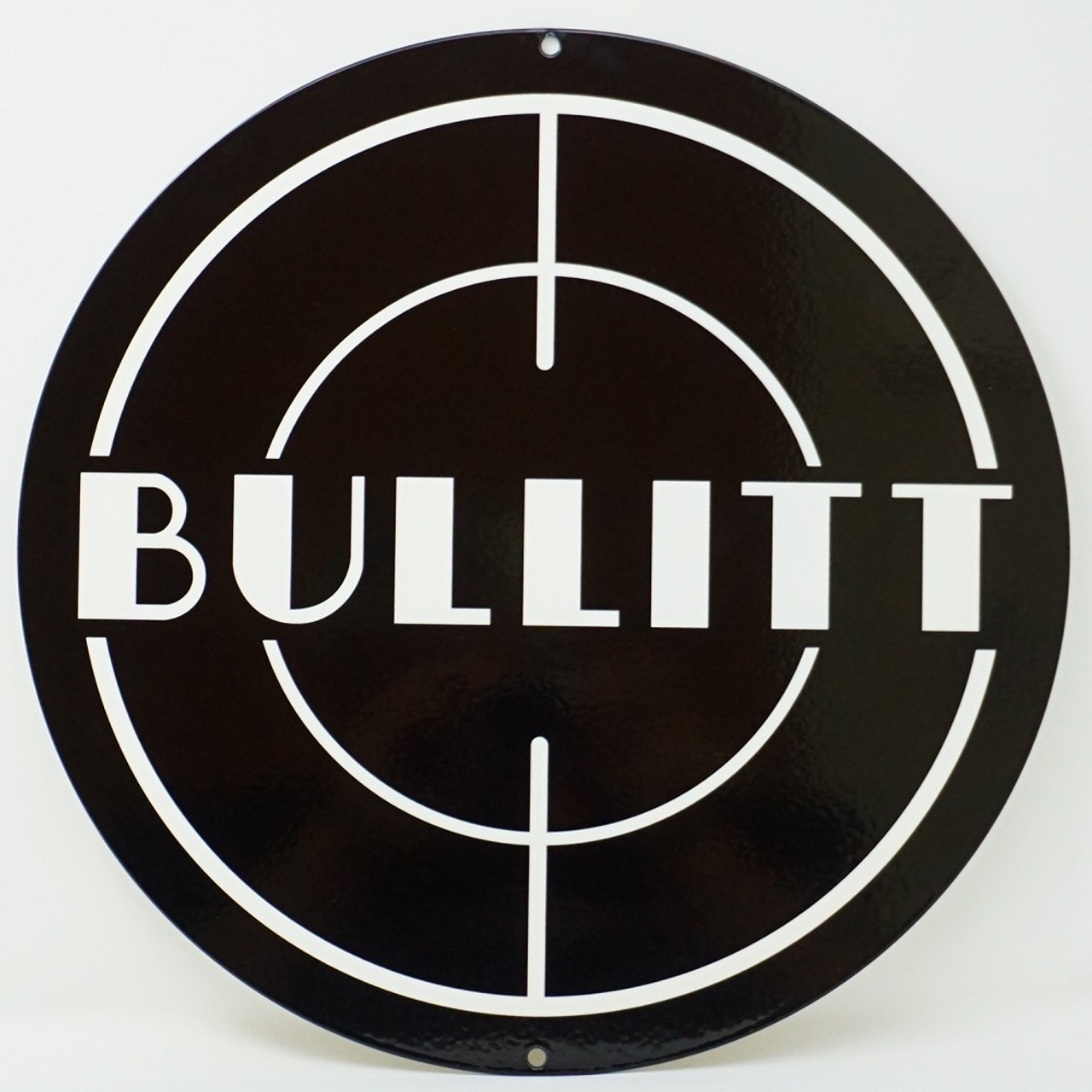 Ford Mustang Bullitt Round Metal Sign