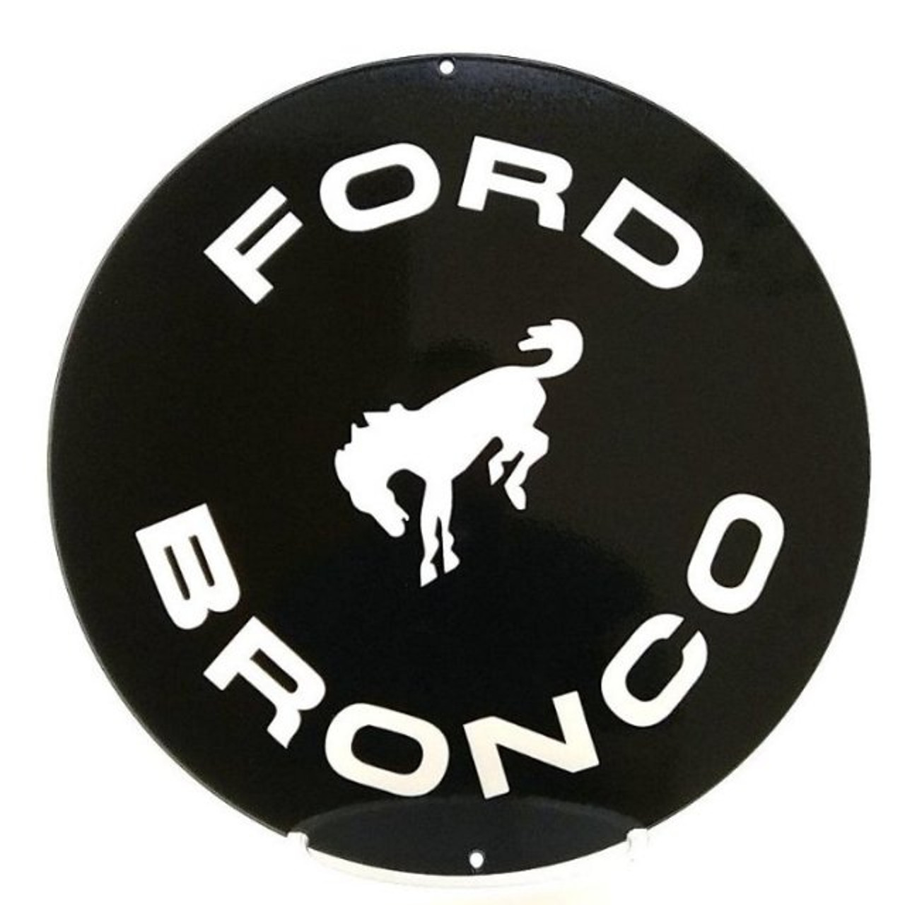 Ford Bronco Round Emblem Metal Sign