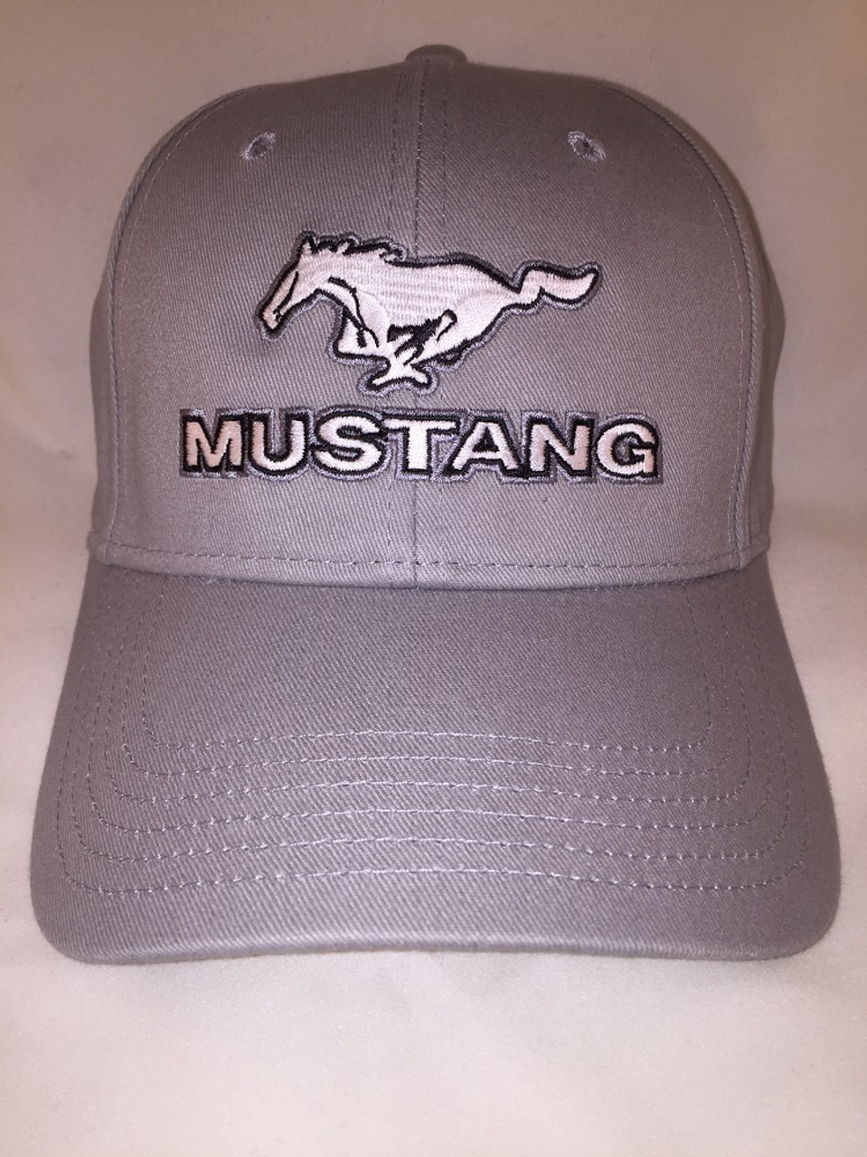 Ford Mustang Pony Gray Hat