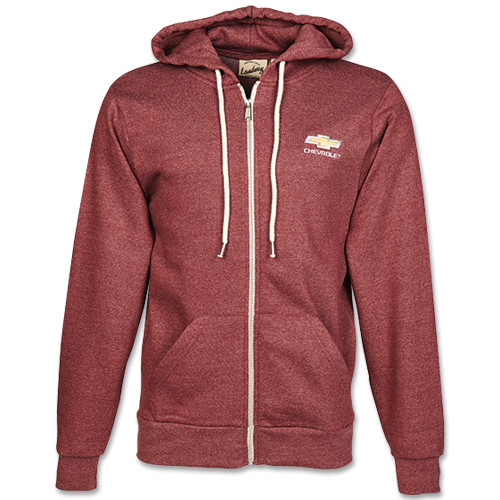Chevrolet Bowtie Parker Sweatshirt Hoodie - red