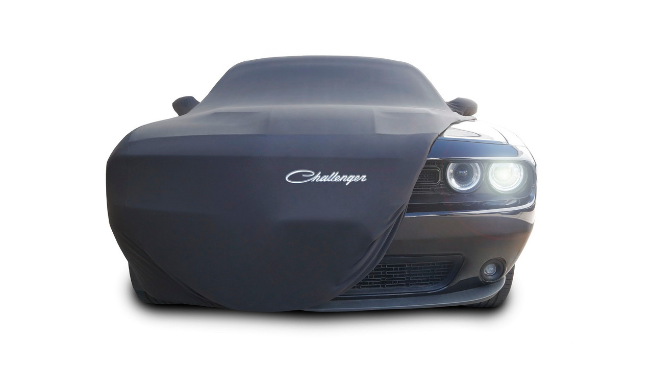 Dodge Challenger Super Stretch Indoor Car Cover (partial on front)
