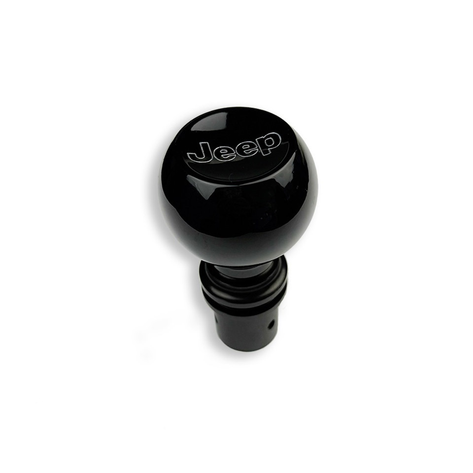 2018- Up Jeep Wrangler JL Billet 4X4 Concave Shifter Knob