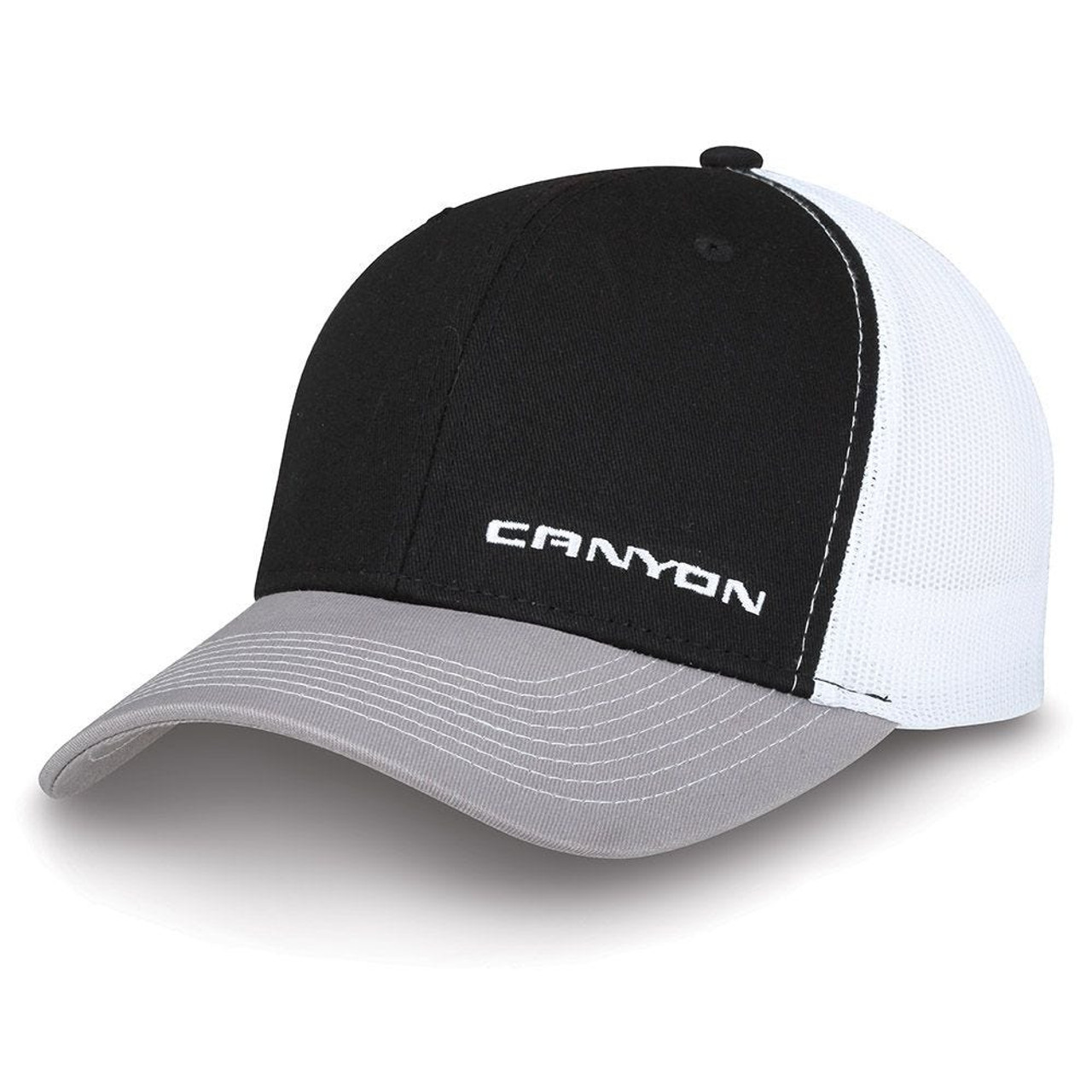 GMC Canyon Gray, Black and White Mesh Hat