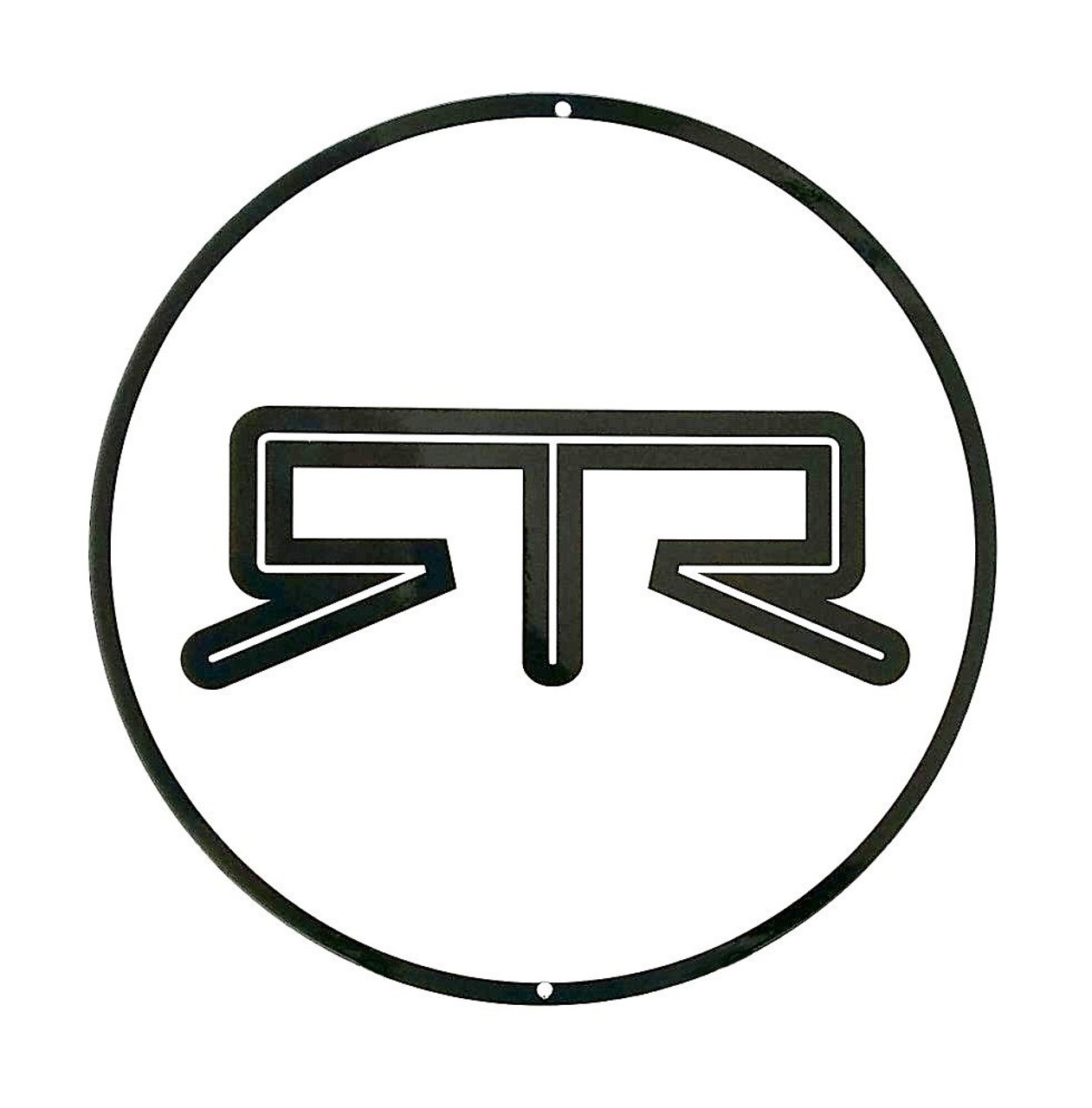 RTR Round Emblem Metal Sign