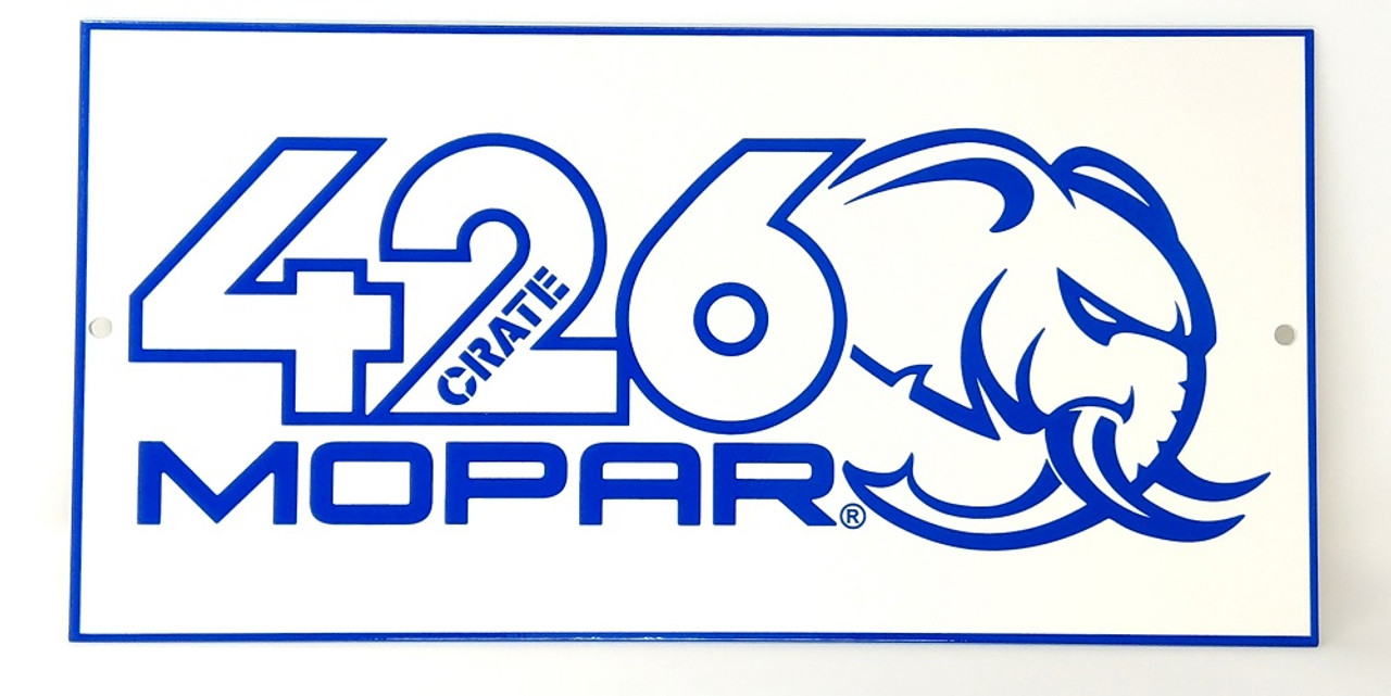 Mopar Hellephant 426 Emblem Metal Sign